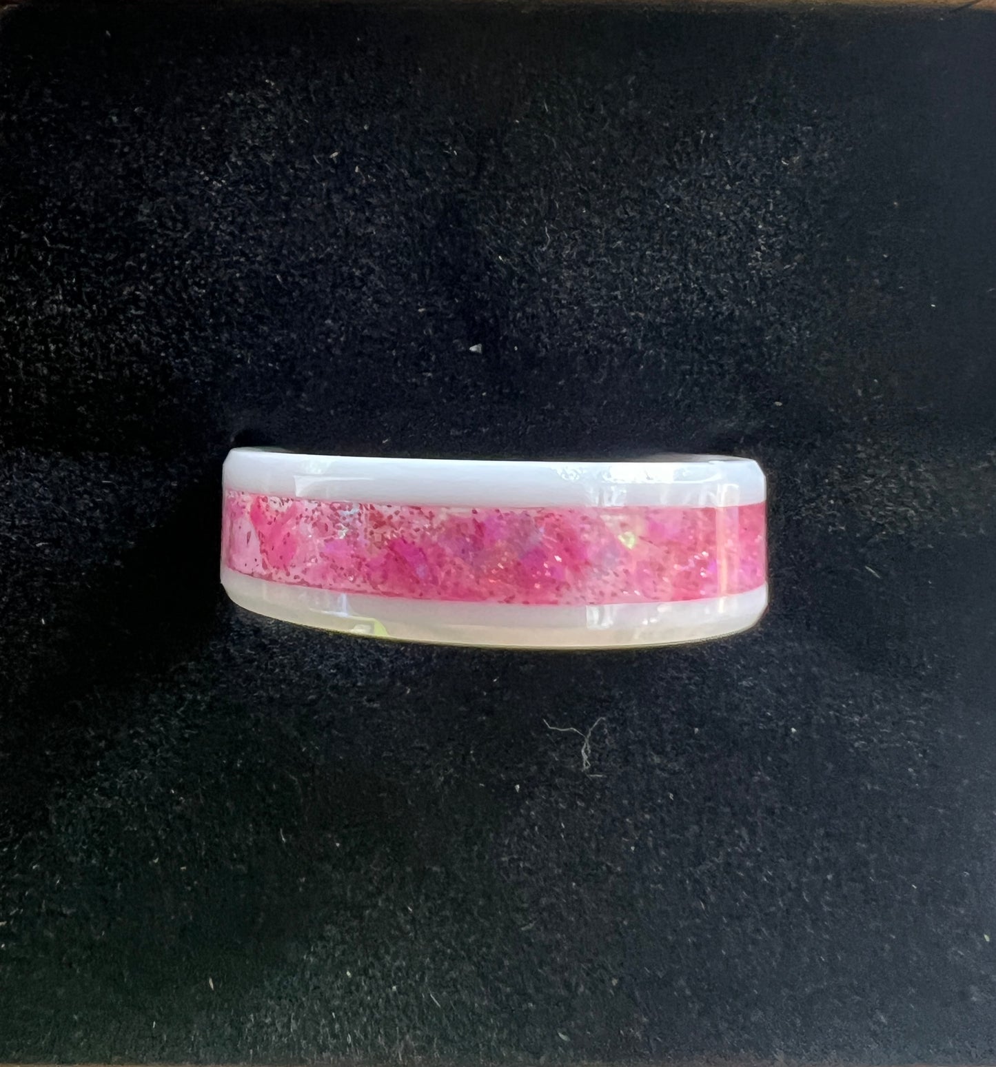 Handmade Pink Opal Ring