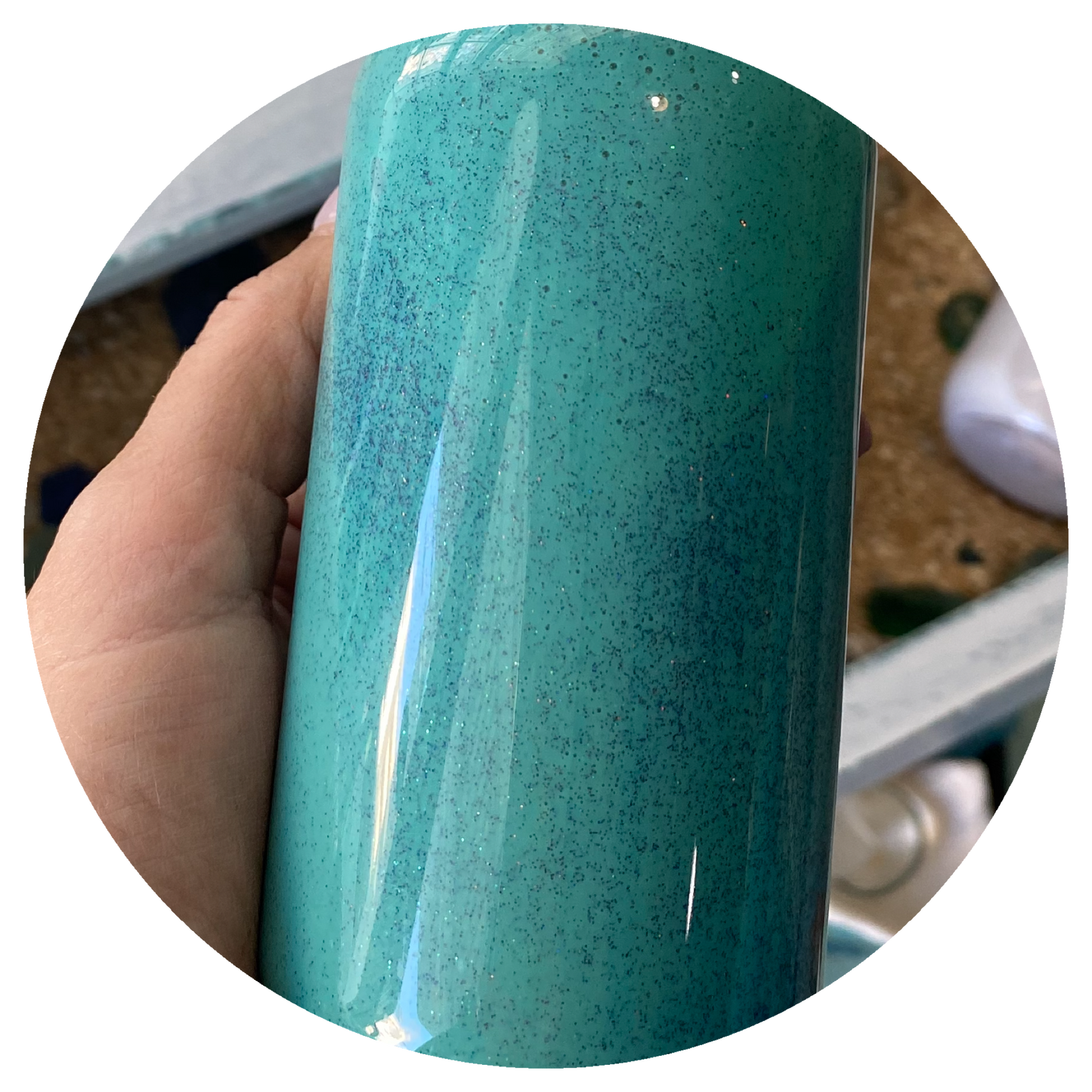 Teal SeaGlass