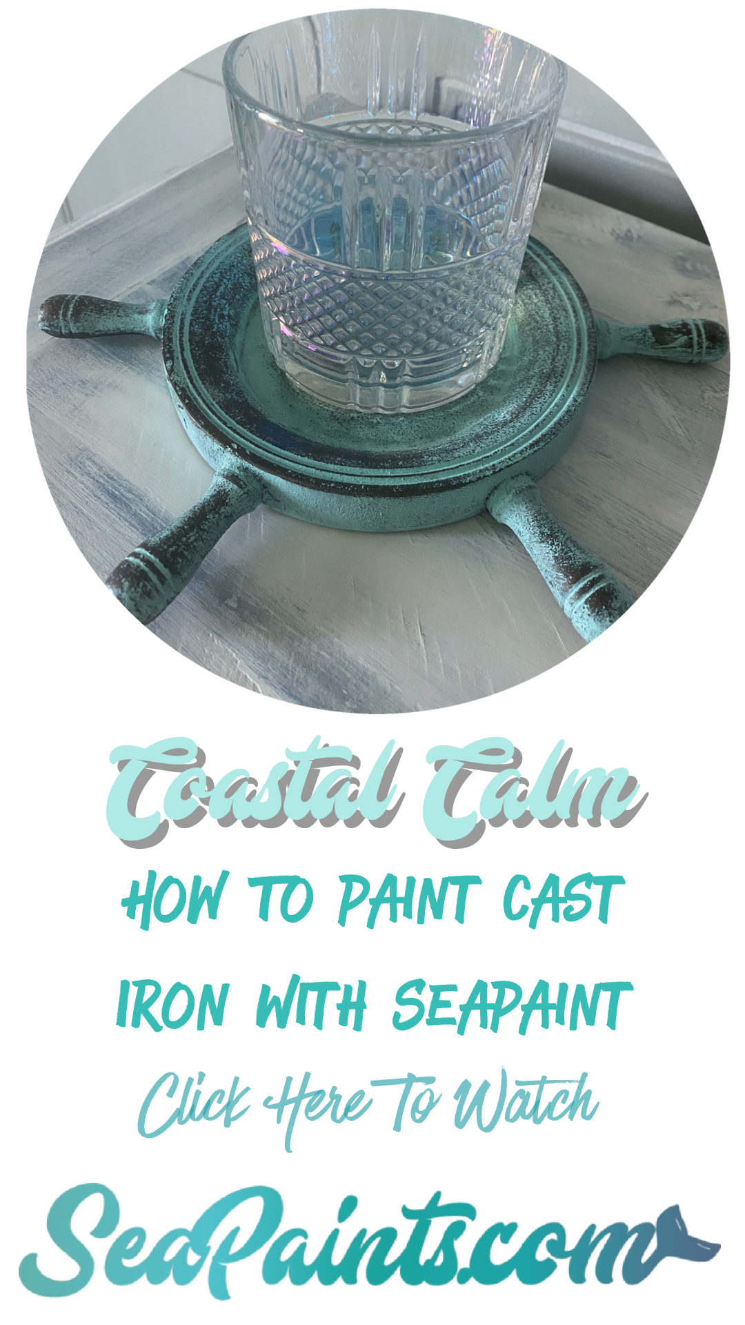 HOW TO PAINT CAST IRON WITH SEAPAINT