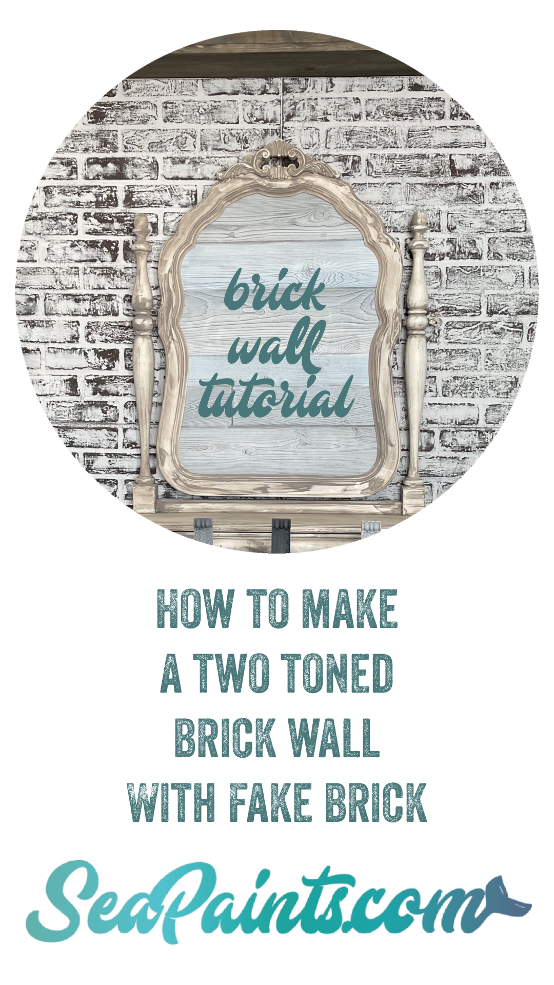 How To Make Two Toned Brick Wall
