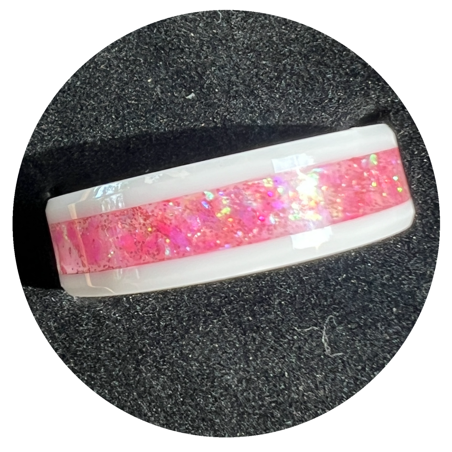 Handmade Pink Opal Ring