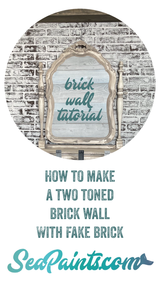 How To Make A 2 Tone Brick Wall